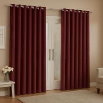 Cortina Para Sala Ou Quarto Grande 3,00x2,50 metros Ideal Sala Quarto Escritório Porta Envio Rápido