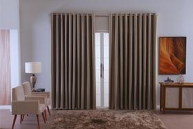 cortina para sala quarto blackout tecido 3,00x2,80 ellegance