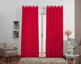 Cortina Para Sala/Quarto Oxford Varias Cores com Ilhoses 3,00 x 2,00