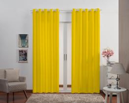 Cortina Para Sala/Quarto Oxford Varias Cores com Ilhoses 3,00 x 2,50