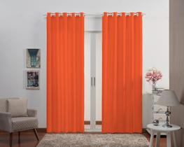 Cortina Para Sala/Quarto Oxford Varias Cores com Ilhoses 3,00 x 2,80