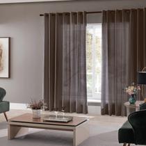 Cortina Para Sala Quarto Roma 300X220 Admirare Cor Marrom Cortina Para Sala Quarto Roma 300X220 Admirare Cor Marrom