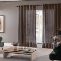 Cortina Para Sala Quarto Roma 300X220 Admirare Cor Marrom Cortina Para Sala Quarto Roma 300X220 Admirare Cor Marrom