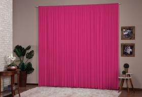 Cortina Para Sala Quarto Versátil 4,00X2,80 Pink - Top Casa