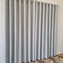 Cortina Para Sala Sofisticada De Linho Linhão Blackout 100% Medida 3,00mx2,50m