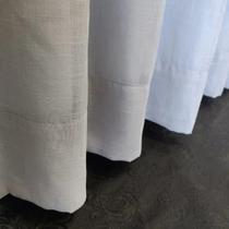 Cortina Para Varal 6,00x2,50 Linho Com Blackout Ondulada