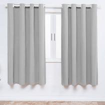 Cortina Para Varão Dois Metros Cinza Quarto Infantil