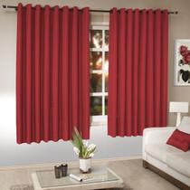 Cortina Para Varão Tecido Rustico 1,60x2,60 Para Sala Quarto
