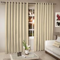 Cortina Para Varão Tecido Rustico 2,60x3,40 Grande de Sala Quarto