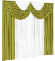 Cortina Paris 3 00 X 2 80 Para Sala Ou Quarto