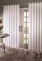 Cortina Paris com Corta Luz de Tecido 4,00x2,60m Branco - Anatex