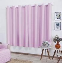 Cortina Parys 3,00m X 1,70m Rosa P/ Varão Até 2m Bebê J*