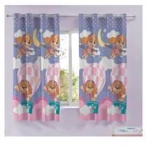 Cortina Patrulha Canina Skye com Ilhós Quarto 1,50x1,80m Lepper