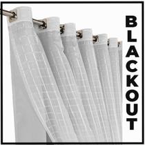 cortina pé direito blackout Fiori 5,00 x 5,00 c/voal branco