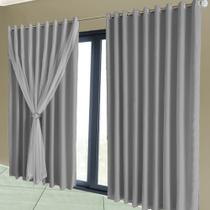 cortina pé direito blackout varão 5,00 x 3,80 Lisboa bege