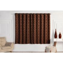 Cortina pequena Jacquard Luxo Para Sala Quarto e Escritório 2,00 X 1,40 SEMIBLACKOUT ENVIO IMEDIATO