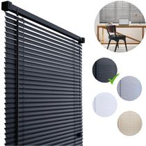 Cortina Persiana Para Quarto cozinha Escritório Sala de PVC Horizontal 120cm Cortina Persiana Para Quarto cozinha Escritório Sala de PVC Horizontal 120cm