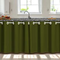 Cortina Pia De PVC Blackout 1,40x0,80 Antimofo E Impermeável