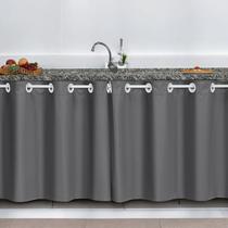 Cortina Pia De Tecido Oxford 2,80 x 0,80 Cortina Para Pia