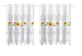 Cortina Pia Vitro Stilo Renda Cozinha 1,60X0,80 Alt