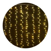 Cortina Pisca LED 384 Luzes Brancas 3x2m Natal, Casamentos e Festas