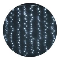 Cortina Pisca LED 384 Luzes Brancas 3x2m Natal, Casamentos e Festas