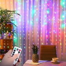 Cortina Pisca Pisca Natal 4x3M 300LEDS com controle remoto