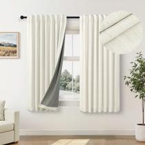 Cortina Pitalk Natural Linen Black Out 148x147cm 2 painéis Cortina Pitalk Natural Linen Black Out 148x147cm 2 painéis