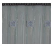 Cortina Polar 1,05m x 2,10m p/Câmara Fria / 7 Tiras sobrepostas / Trilhos inox