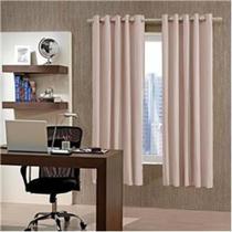 CORTINA PRATIKA 3.00m x 1.70m LISA CROMO/BALI - BELLA JANELA