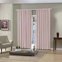 Cortina Pratika longa Blackout Bali Lisa Slim 2,60x2,30m Bella Janela Cortina Pratika longa Blackout Bali Lisa Slim 2,60x2,30m Bella Janela