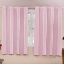 Cortina PVC Corta Luz Blackout 2,20m x 1,30m Rosa Cortina PVC Corta Luz Blackout 2,20m x 1,30m Rosa