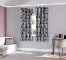 Cortina Quarto Bella Janela Jacquard 260x170 Minnie Faces