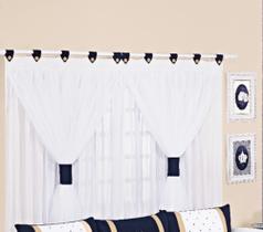 Cortina Quarto do Bebê Coroa Marinho 2.00m x 1.60cm Cortina Quarto do Bebê Coroa Marinho 2.00m x 1.60cm