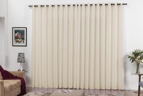 Cortina Quarto E Sala 2,00X1,80 Com Ilhos Para Varão Palha Cortina Quarto E Sala 2,00X1,80 Com Ilhos Para Varão Palha