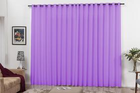 Cortina Quarto E Sala 3,00X2,50 Com Ilhos Para Varão Lilás Cortina Quarto E Sala 3,00X2,50 Com Ilhos Para Varão Lilás