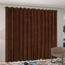 Cortina Quarto e Sala 4,00m Largura x 2,70m Altura Cetim Amassadinho