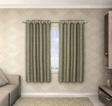 Cortina Quarto/Sala 2,00 X 1,70 Alt Cetim Amassado Fendi Verde