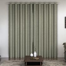 Cortina Quarto/Sala 3X2,60 Cristal Cetim Amassado