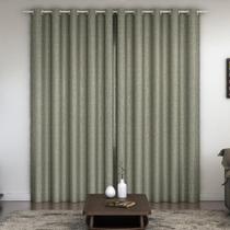 Cortina Quarto/Sala 3X2,60 Cristal Cetim Amassado