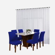 Cortina Renda 4 metros + 8 Capas De Cadeira Com Elástico Spandex