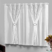 Cortina Renda Forrada Sala/Quarto 2,80x1,70 Oferta Marrocos