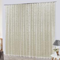 Cortina rendada em oferta 4,40x2,50m para trilho suíço Catar Cortina rendada em oferta 4,40x2,50m para trilho suíço Catar