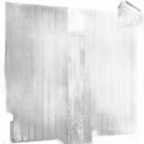 Cortina Rendada Forro Voal 2 Metros Trilho Suisso - Branca