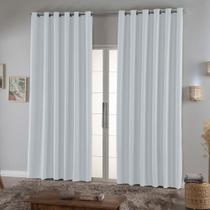 Cortina Requinte Blackout 2,00m x 1,30m - Branco Cortina Requinte Blackout 2,00m x 1,30m - Branco