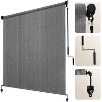 Cortina Rolô Artpuch 274 cm L x 244 cm A Cinza Sem Cordão Cortina Rolô Artpuch 274 cm L x 244 cm A Cinza Sem Cordão
