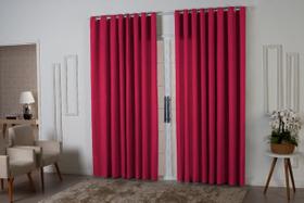 Cortina Roma 3,00x2,20 Quarto Sala Escritorio Vermelho