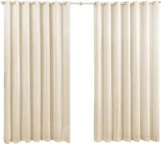 Cortina Roma Em Microfibra Palha 2,20x1,70m Cortina Roma Em Microfibra Palha 2,20x1,70m