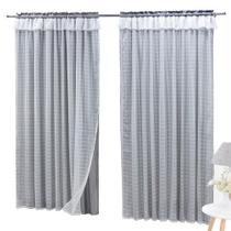 Cortina Romantic 2,00 X 1,70 Para Trilho Comum - Cinza Cortina Romantic 2,00 X 1,70 Para Trilho Comum - Cinza