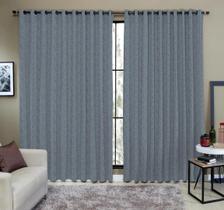 Cortina Rustic Soft 4m x 2,50m Raner - Jeans